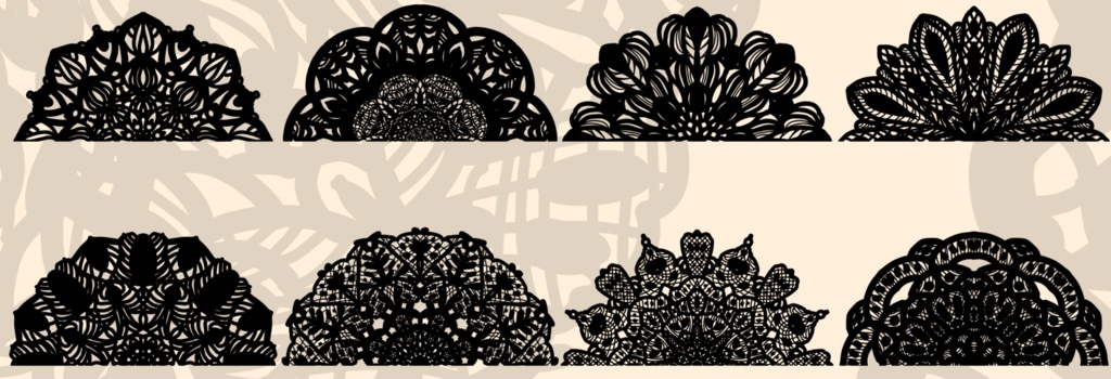 40種のレース素材2│40 types of lace material 2