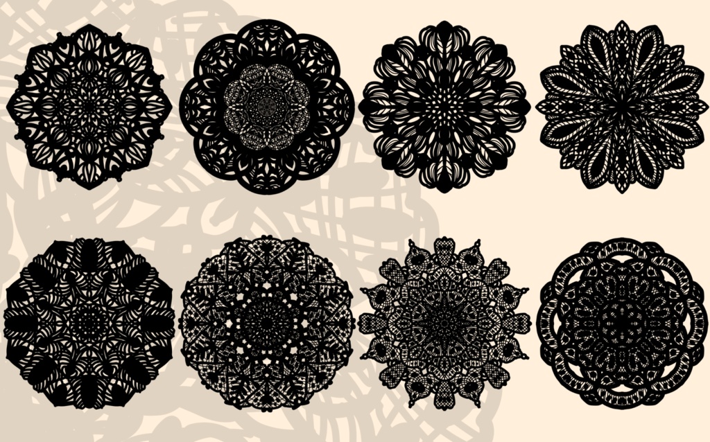 40種のレース素材2│40 types of lace material 2