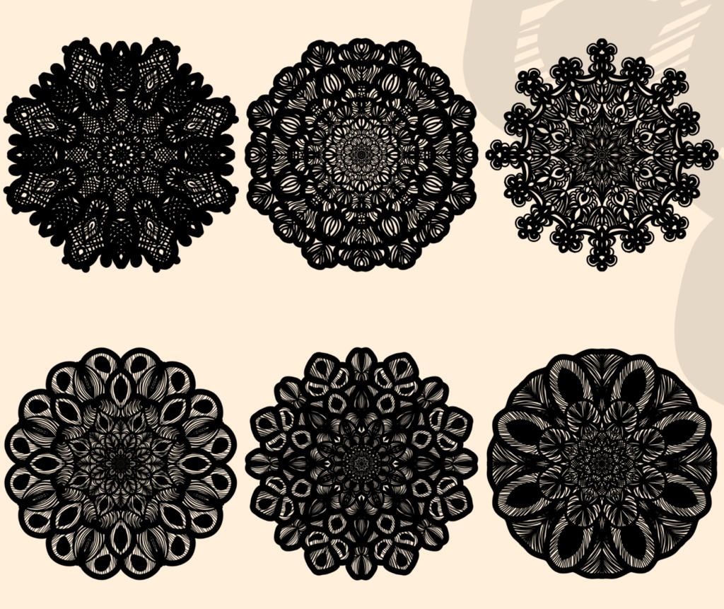 40種のレース素材3│40 types of lace material 3