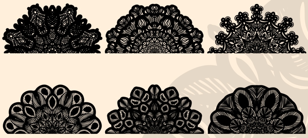 40種のレース素材3│40 types of lace material 3