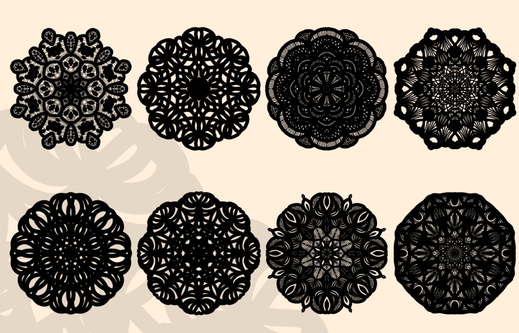 40種のレース素材3│40 types of lace material 3