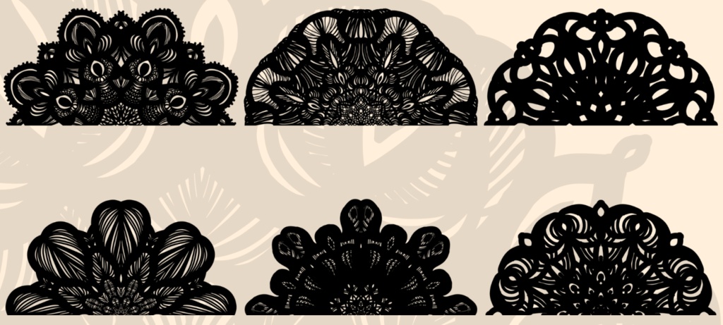 40種のレース素材3│40 types of lace material 3