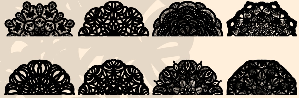 40種のレース素材3│40 types of lace material 3