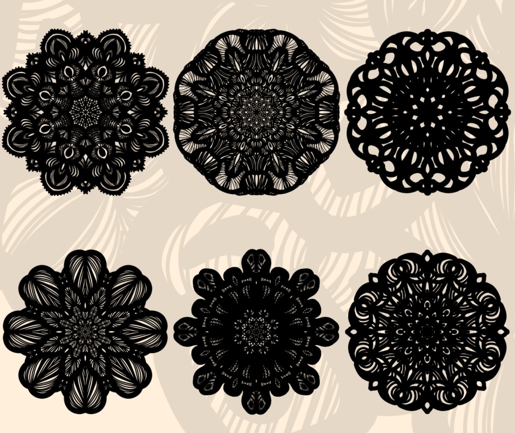 40種のレース素材3│40 types of lace material 3