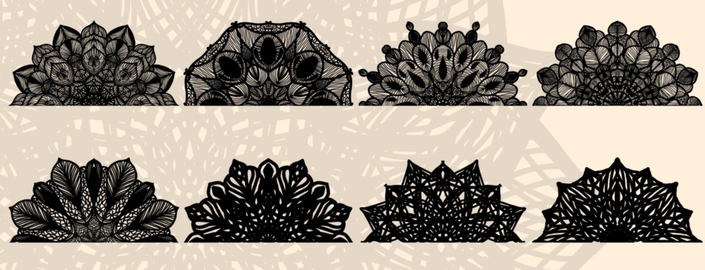 40種のレース素材4│40 types of lace material 4