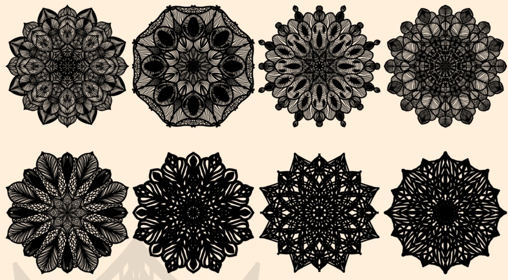 40種のレース素材4│40 types of lace material 4