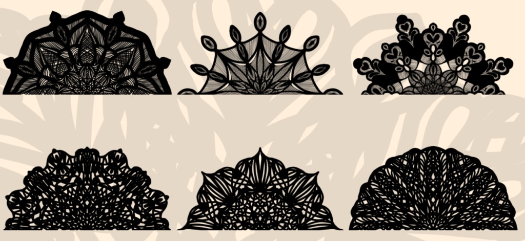 40種のレース素材4│40 types of lace material 4