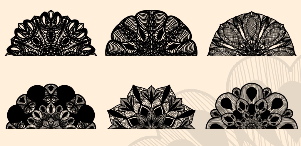 40種のレース素材5│40 types of lace material 5