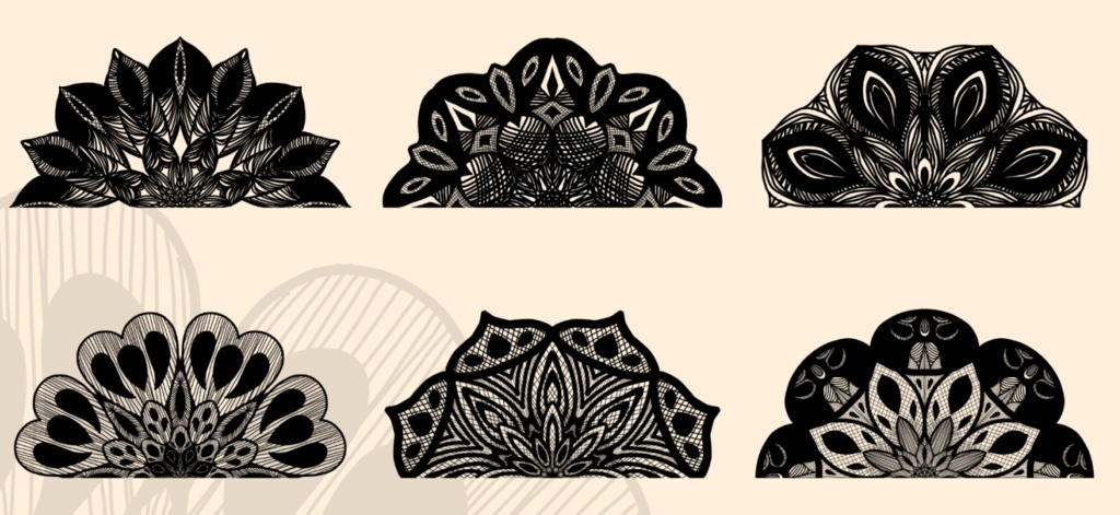 40種のレース素材5│40 types of lace material 5