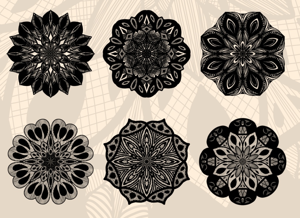 40種のレース素材5│40 types of lace material 5