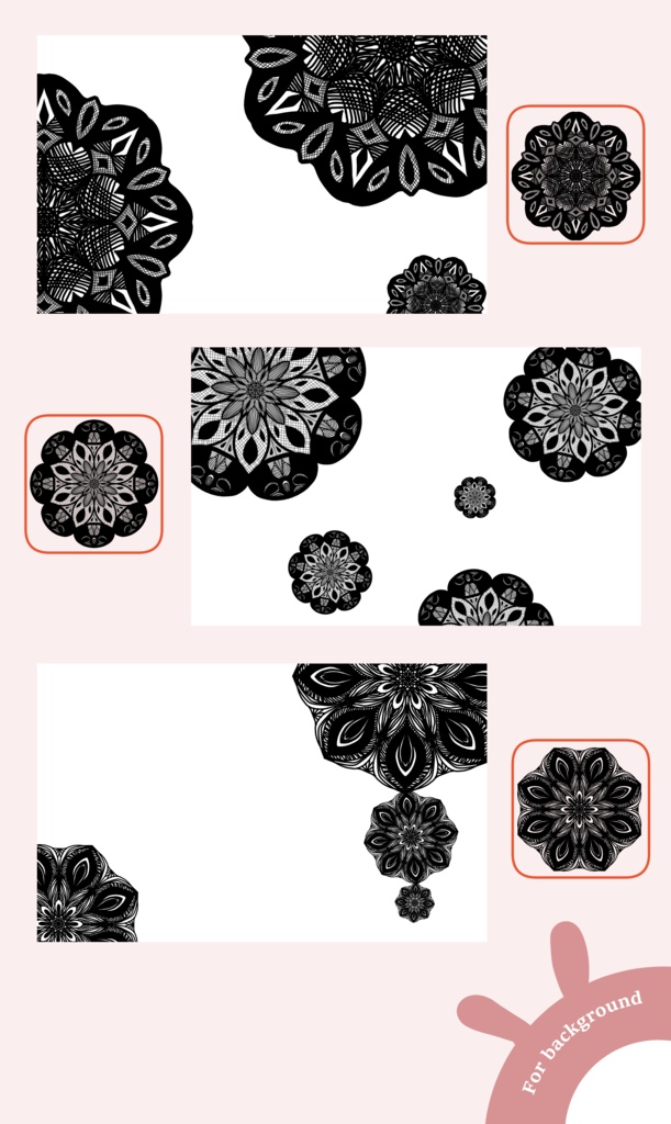 40種のレース素材5│40 types of lace material 5
