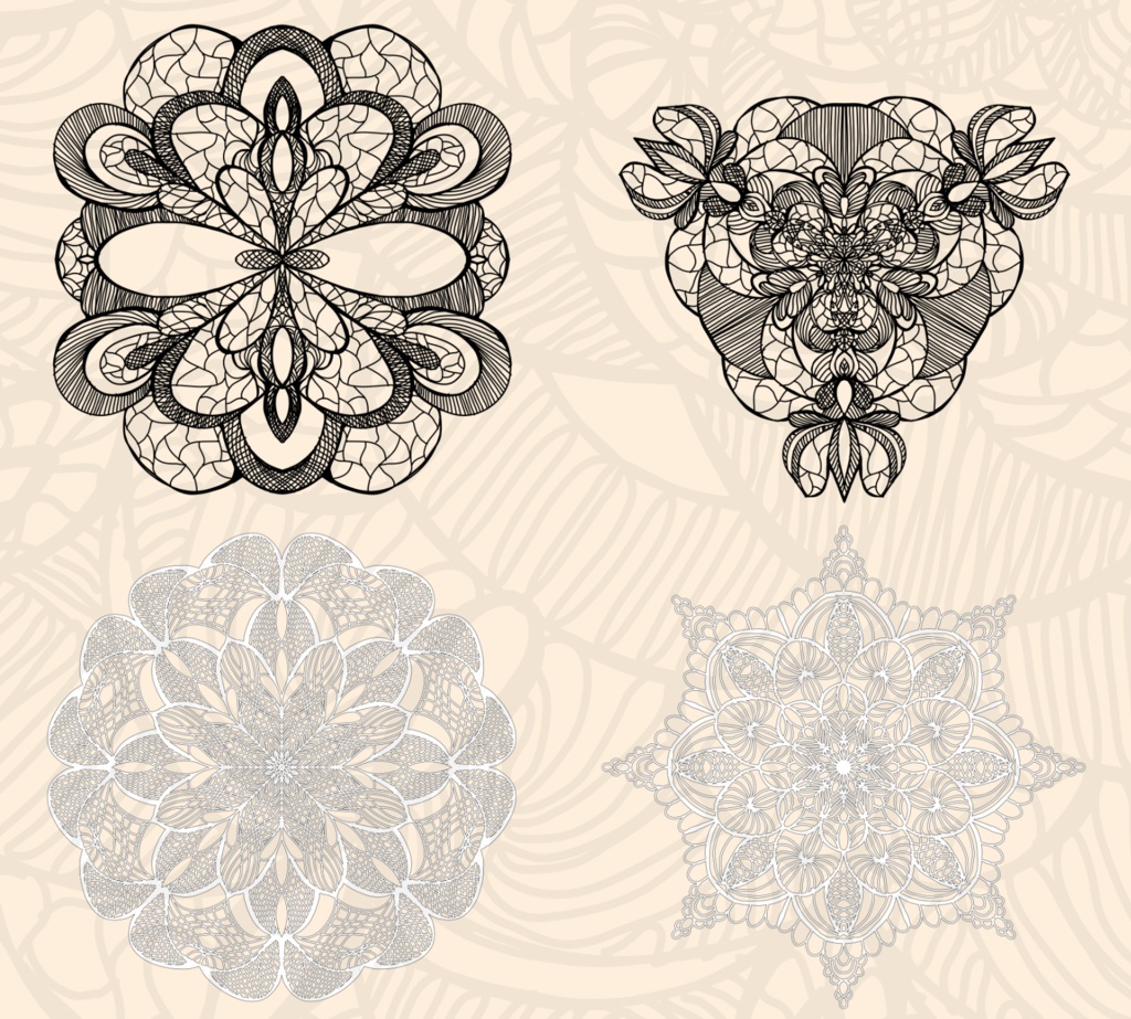 30種類のレース素材│30 kinds of lace material