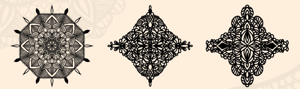 30種類のレース素材│30 kinds of lace material