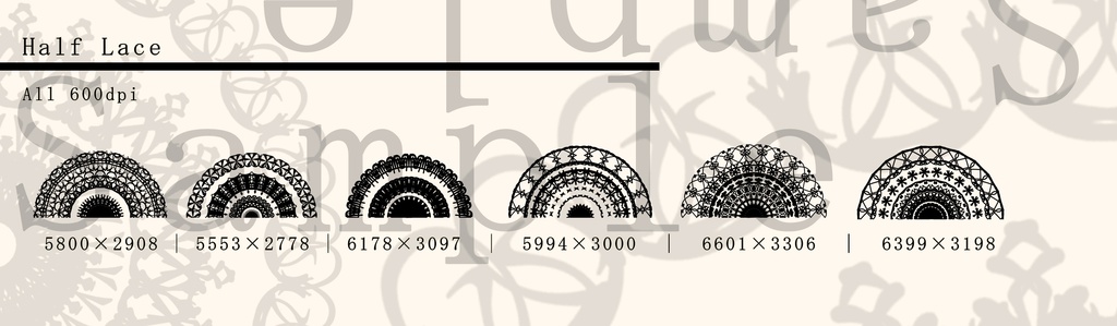 レース素材2/Lace material 2