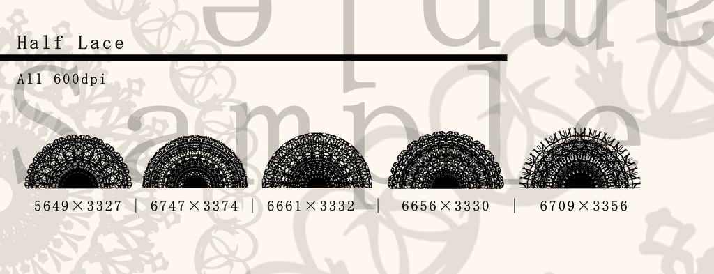 レース素材7/Lace material 7