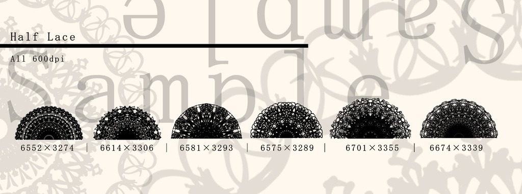 レース素材8/Lace material 8