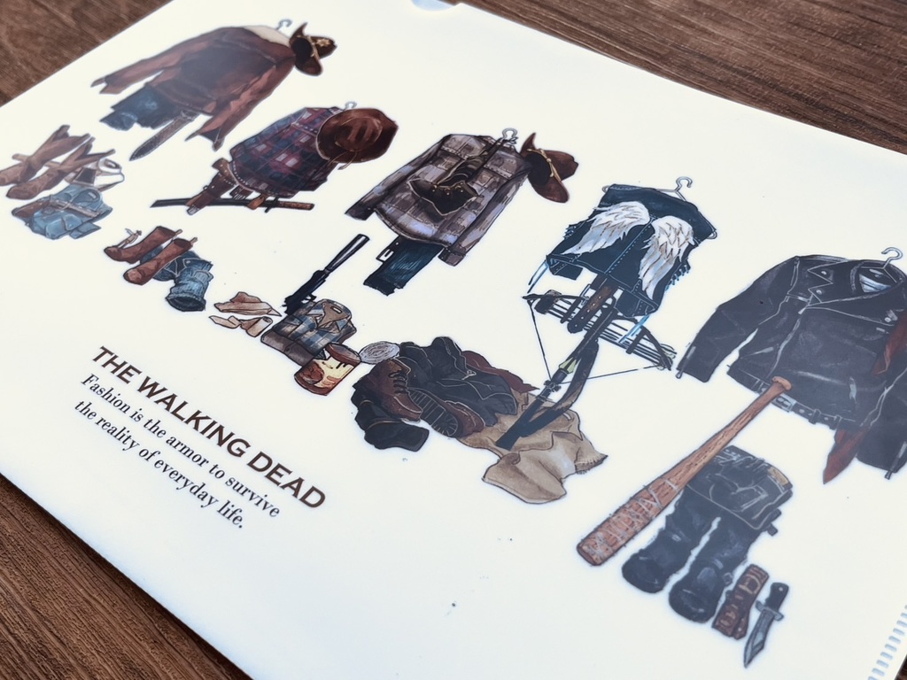 【TWD】ワードローブ・クリアファイル【ウォーキングデッド】