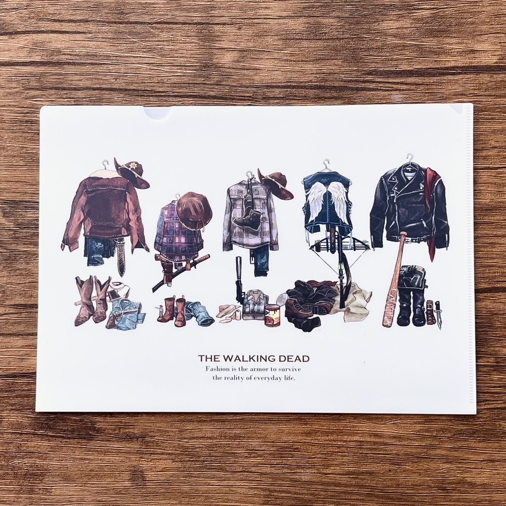 【TWD】ワードローブ・クリアファイル【ウォーキングデッド】