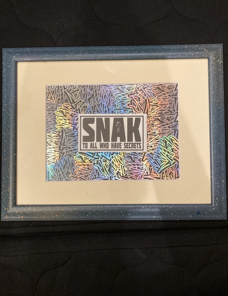TO ALL WHO HAVE SECRETS HOLOGRAPHIC CANVAS