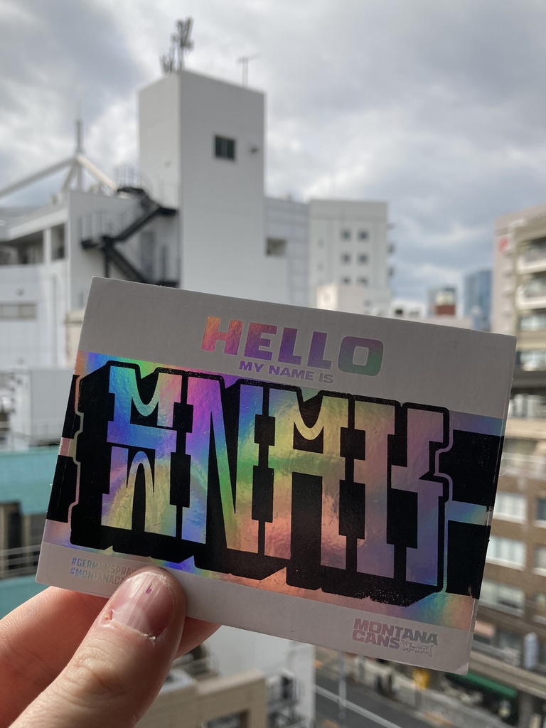 RARE HOLOGRAPHIC SILKSCREEN STICKER