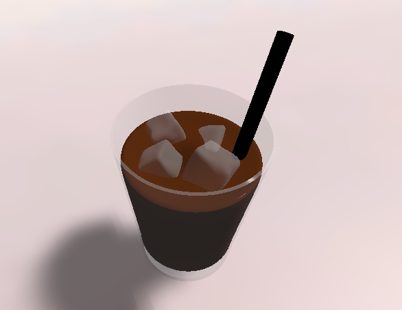 Iced Coffee 3D Prop