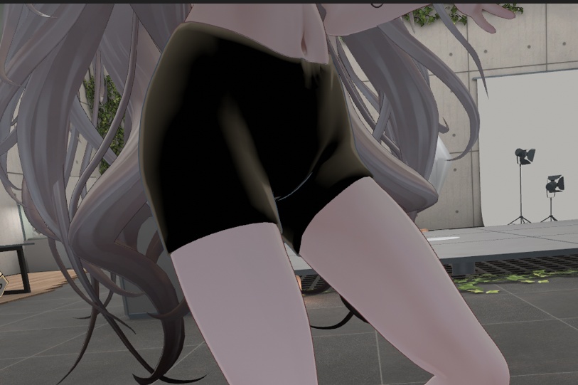 Nanase Noir spats pants ナナセちゃんのスパッツ