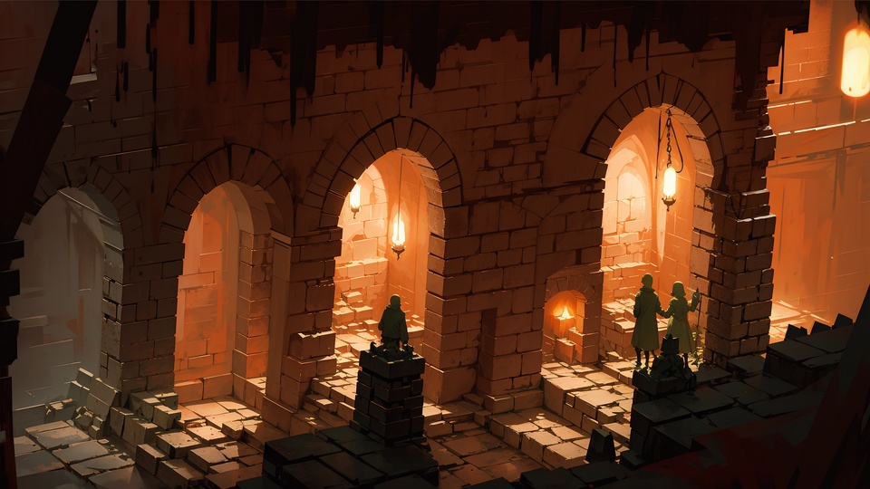 著作権フリー 「ダンジョン背景セット」 (361枚) :70枚の新しい素材を追加しました!「無料版を含みます」