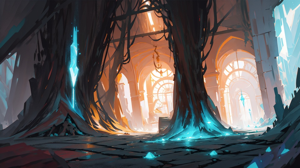 著作権フリー 「ダンジョン背景セット」 (361枚) :70枚の新しい素材を追加しました!「無料版を含みます」