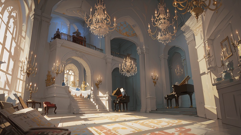 「豪華な城」 (380枚):50枚の新しい素材を追加しました! 「無料版を含みます」