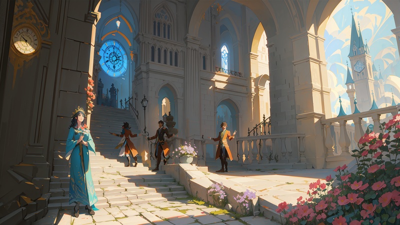 「豪華な城」 (380枚):50枚の新しい素材を追加しました! 「無料版を含みます」