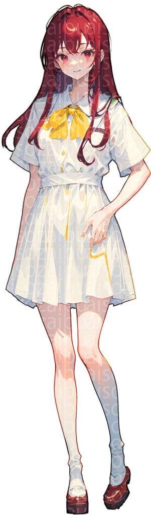 ◀ランダム更新► 校園女学生立ち絵素材(5種顔)