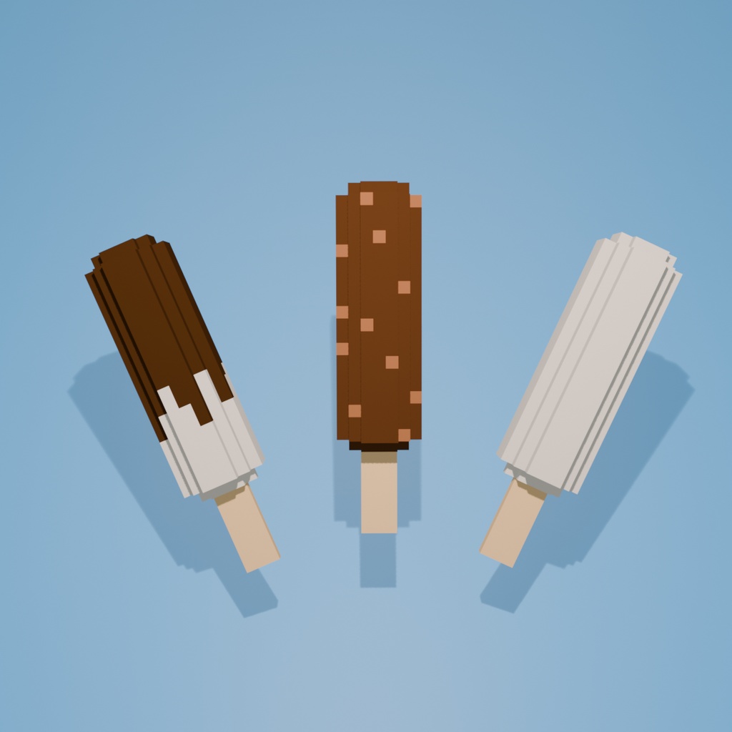 ボクセルモデル アイスバー10種セット