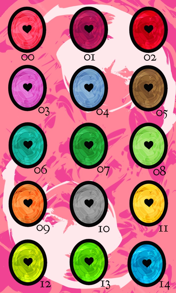 Vroid Iris - Heart iris