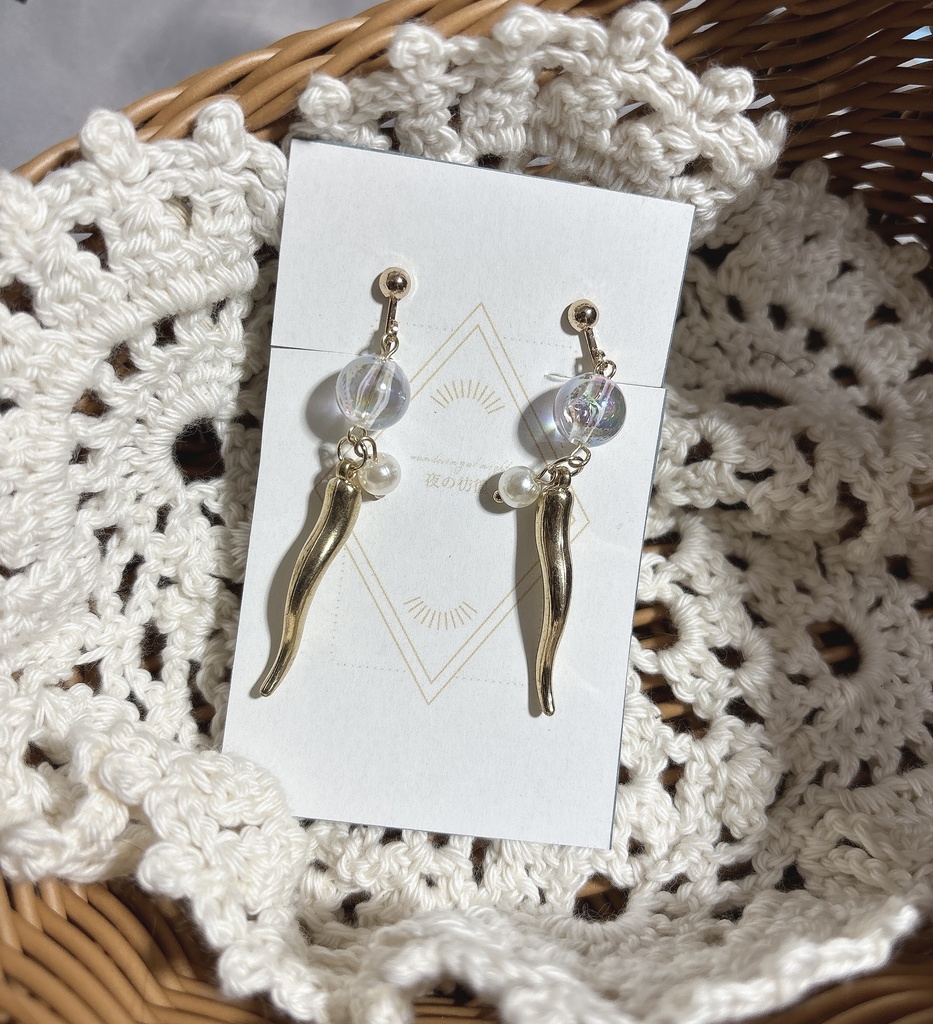 パオくんイメージイヤリング・ピアス