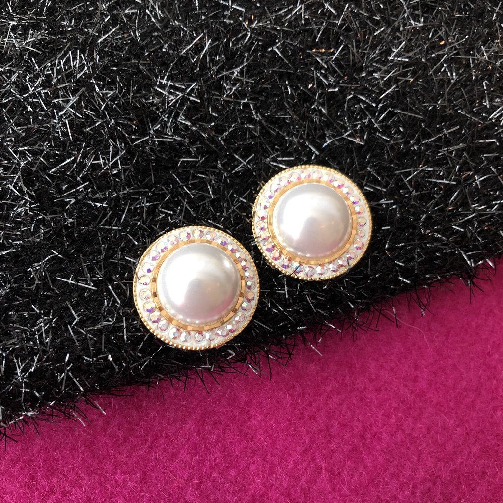 パール大ぶりピアス