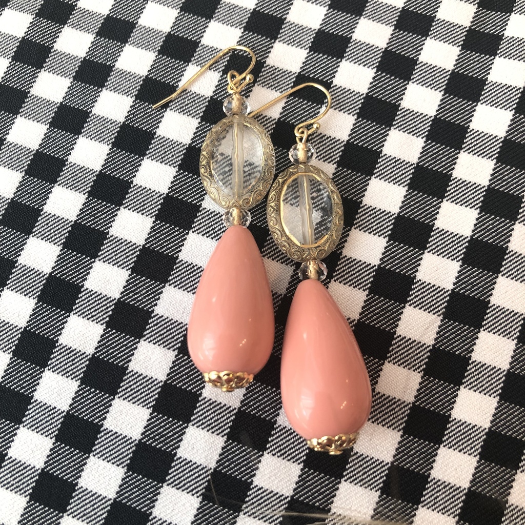 サーモンピンク×ドイツ製アクリル