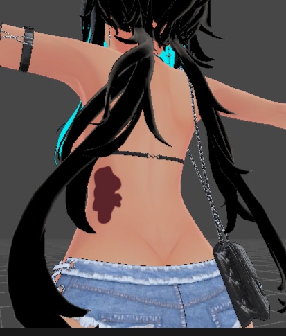 身体から切り取った蒙古斑