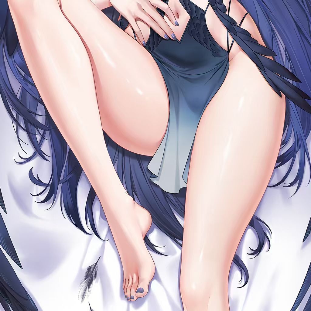 【C108受注生産】黒鴉々抱き枕カバー