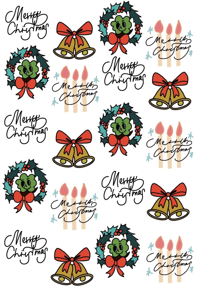 【オーダー品】クリスマスタトゥシール