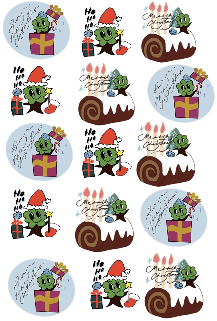 【オーダー品】クリスマスタトゥシール