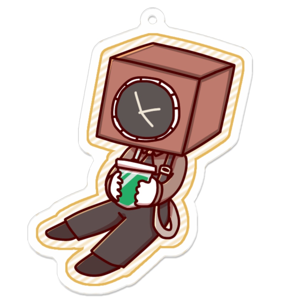 歯車壱式アクリルキーホルダー(グリンティー)