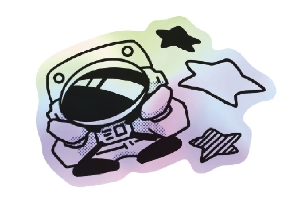 ホログラムステッカー type:E