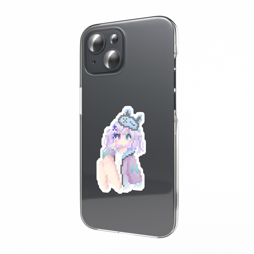 百雲しゃるる初めてのドット絵スマホステッカー