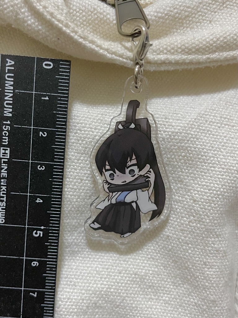 首枷ファスナーチャーム