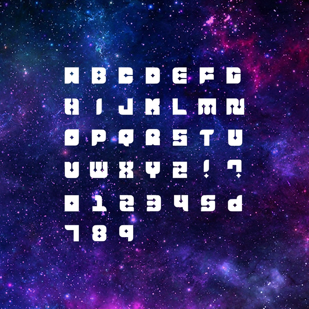 【フリーフォント】Square Invader (すくえあいんべーだー)