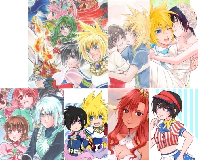 【テイリン28新刊】TOD中心イラスト本「これまでのあらすじ」