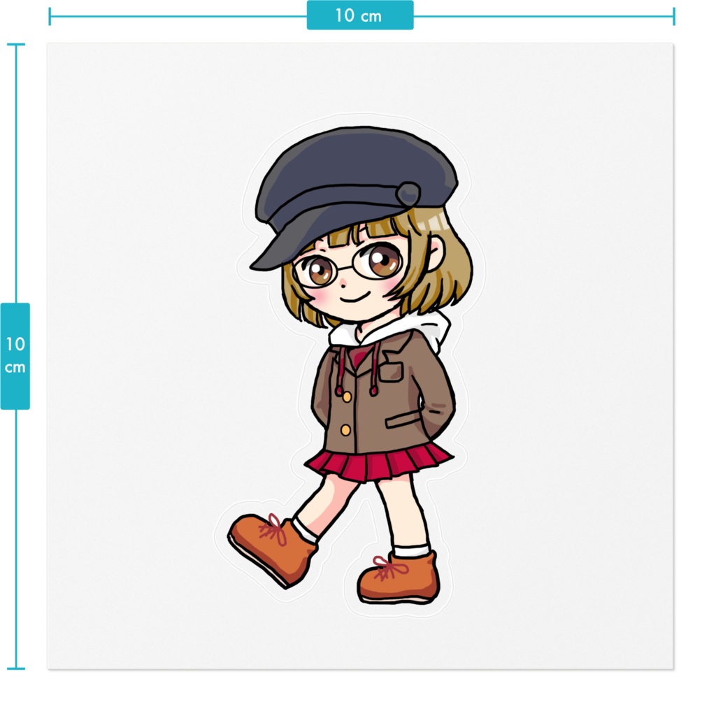 吉田ミキのステッカー①