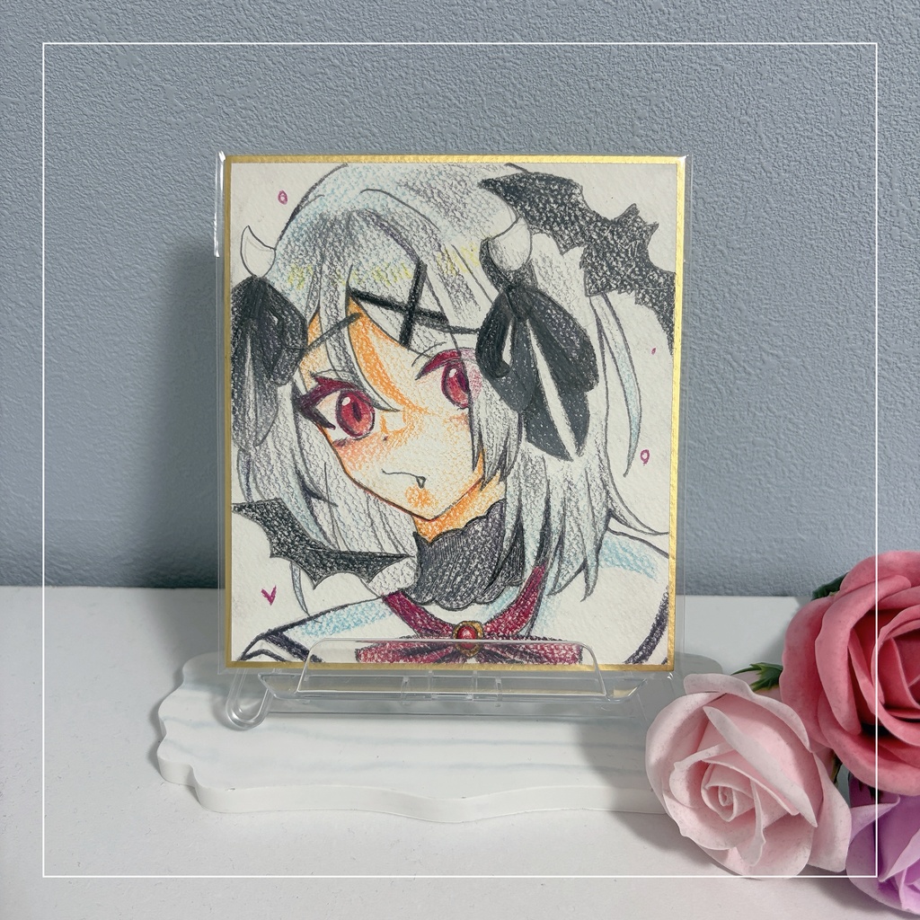 色紙原画「ヴァンパイア⒈」