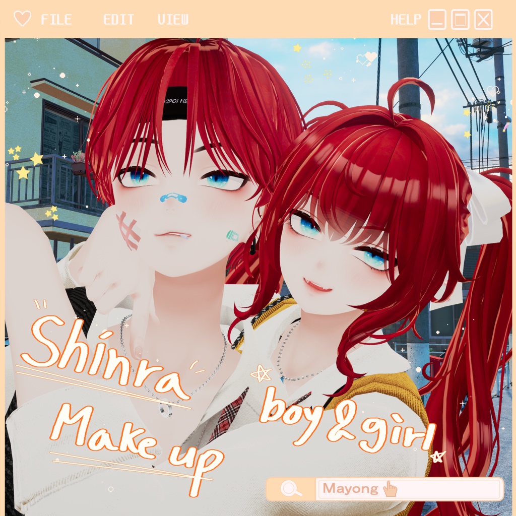[Shinra(森羅)] After school makeup texture boy&girl