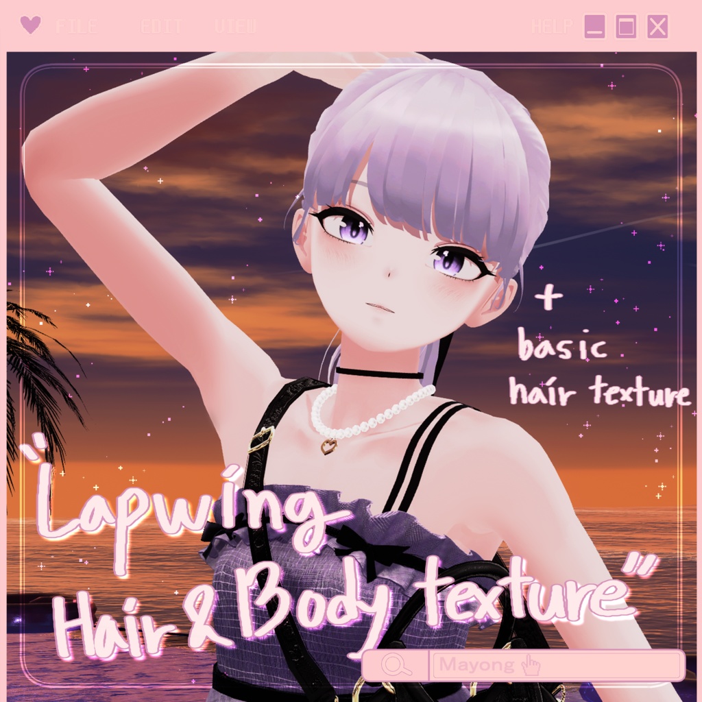 [Lapwing 用] Hair & Body + Nail makeup texture